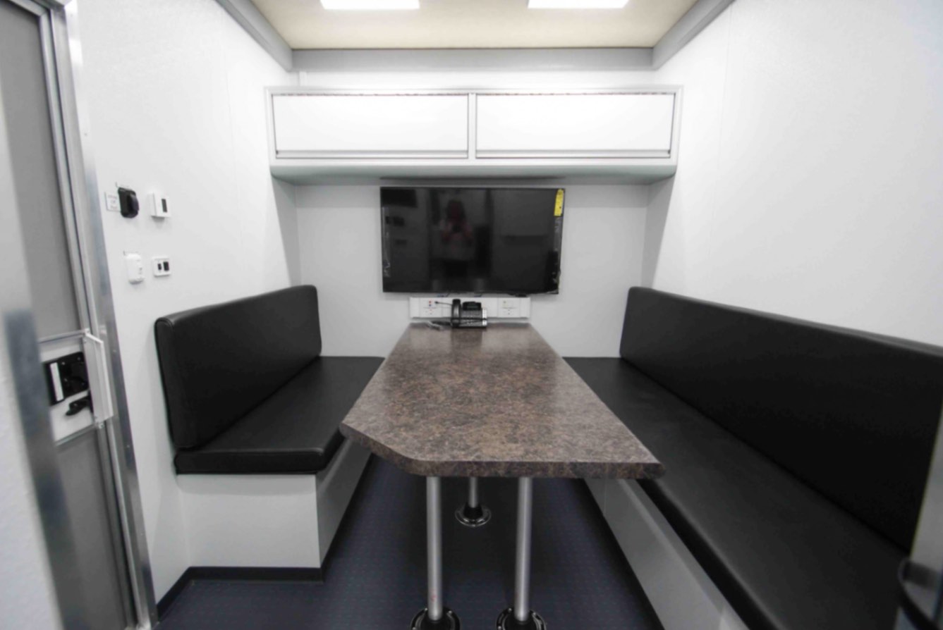 The conference room inside the Command 42-6WS 2SO made for Atlanta, GA.