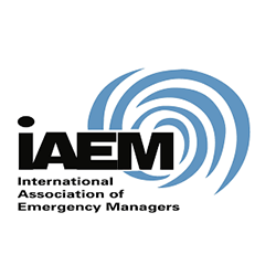 Logo for the International Association of Emergency Managers.