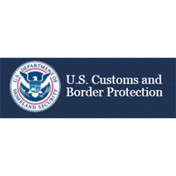 Logo for the United States Customs and Border Security.