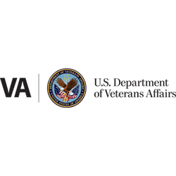 Logo for the US Department of Veteran Affairs.