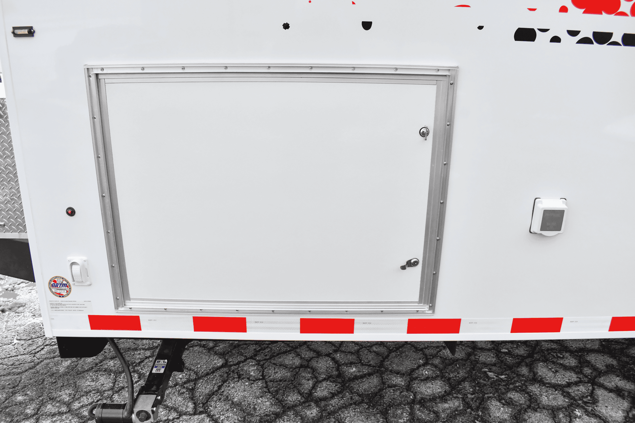 An exterior view of the 3500 Fire Safety House made for Sandy, UT.
