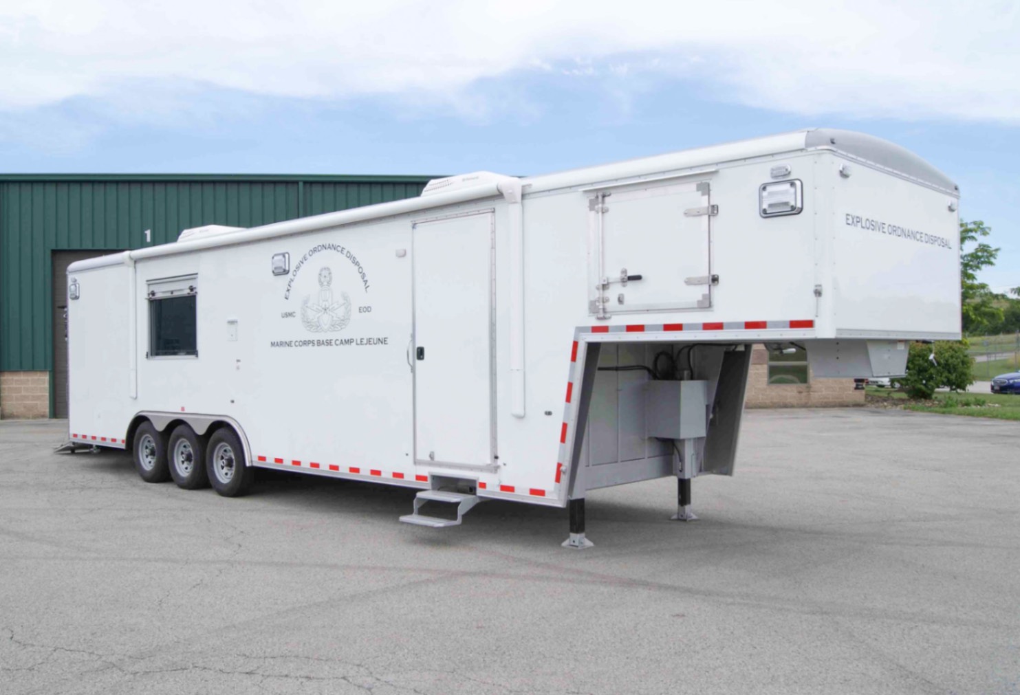 EOD Robotics Work Trailer