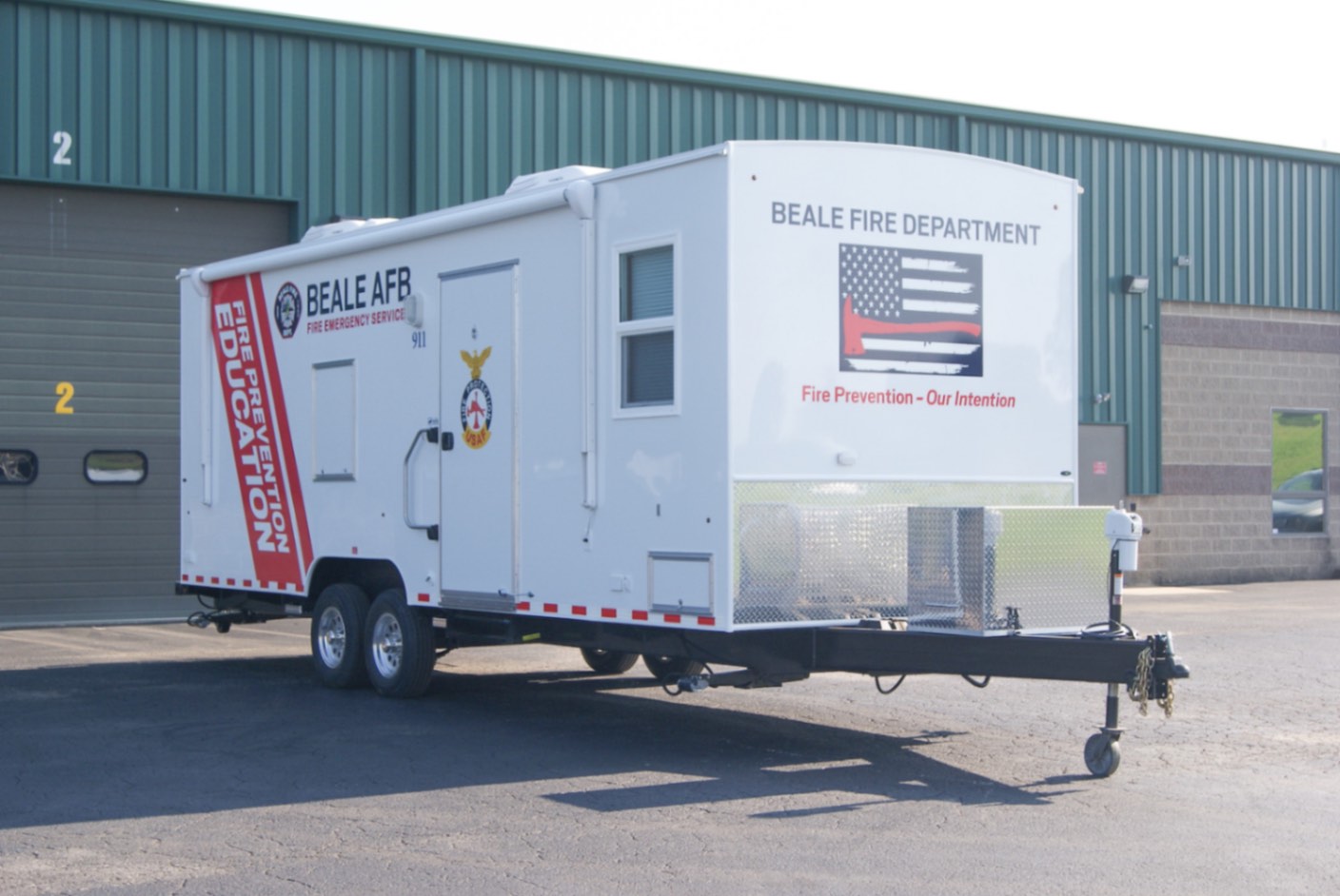 31Bleacher Fire Safety Training Trailer
