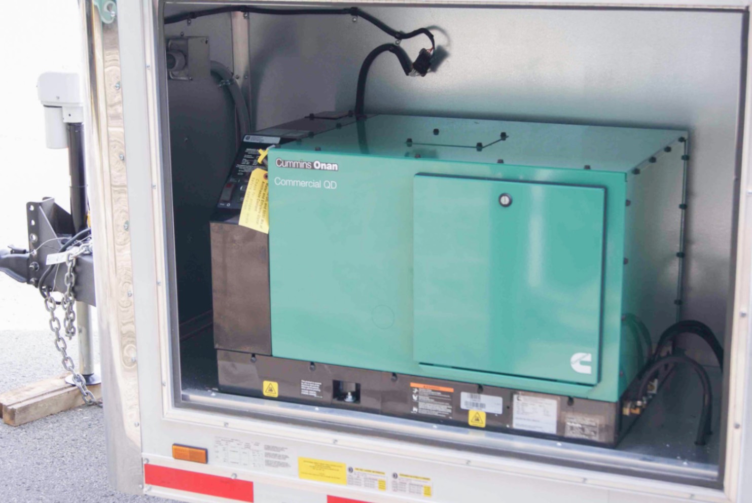 An exterior view of the CBRNE Response Trailer made for the Barksdale AFB in LA.