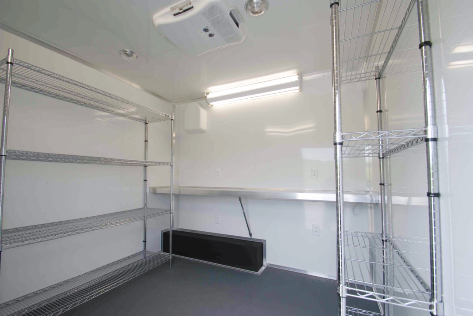 An interior view of the CBRNE Response Trailer made for the Barksdale AFB in LA.