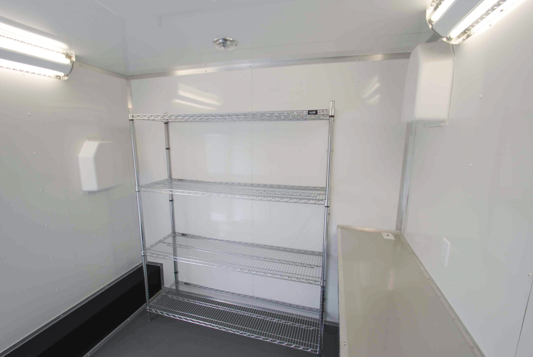 An interior view of the CBRNE Response Trailer made for the Barksdale AFB in LA.