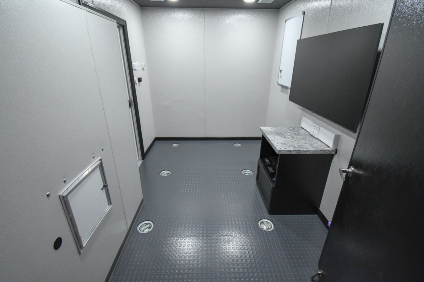 The theater stage inside the SCOTTY Safety Theater 35-Classroom made for Hagerstown, MD.