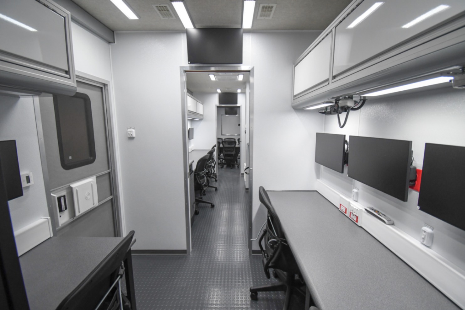 A back-to-front view inside the unit for Franklin, TN.