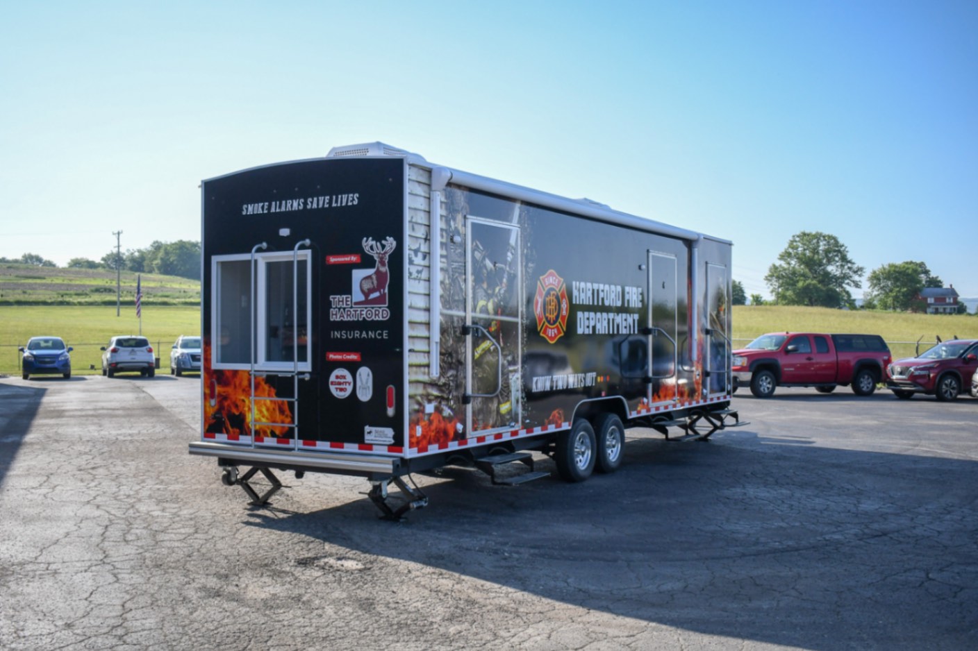 An exterior view of the SCOTTY Safety Theater 35-Bedroom made for Hartford, CT.