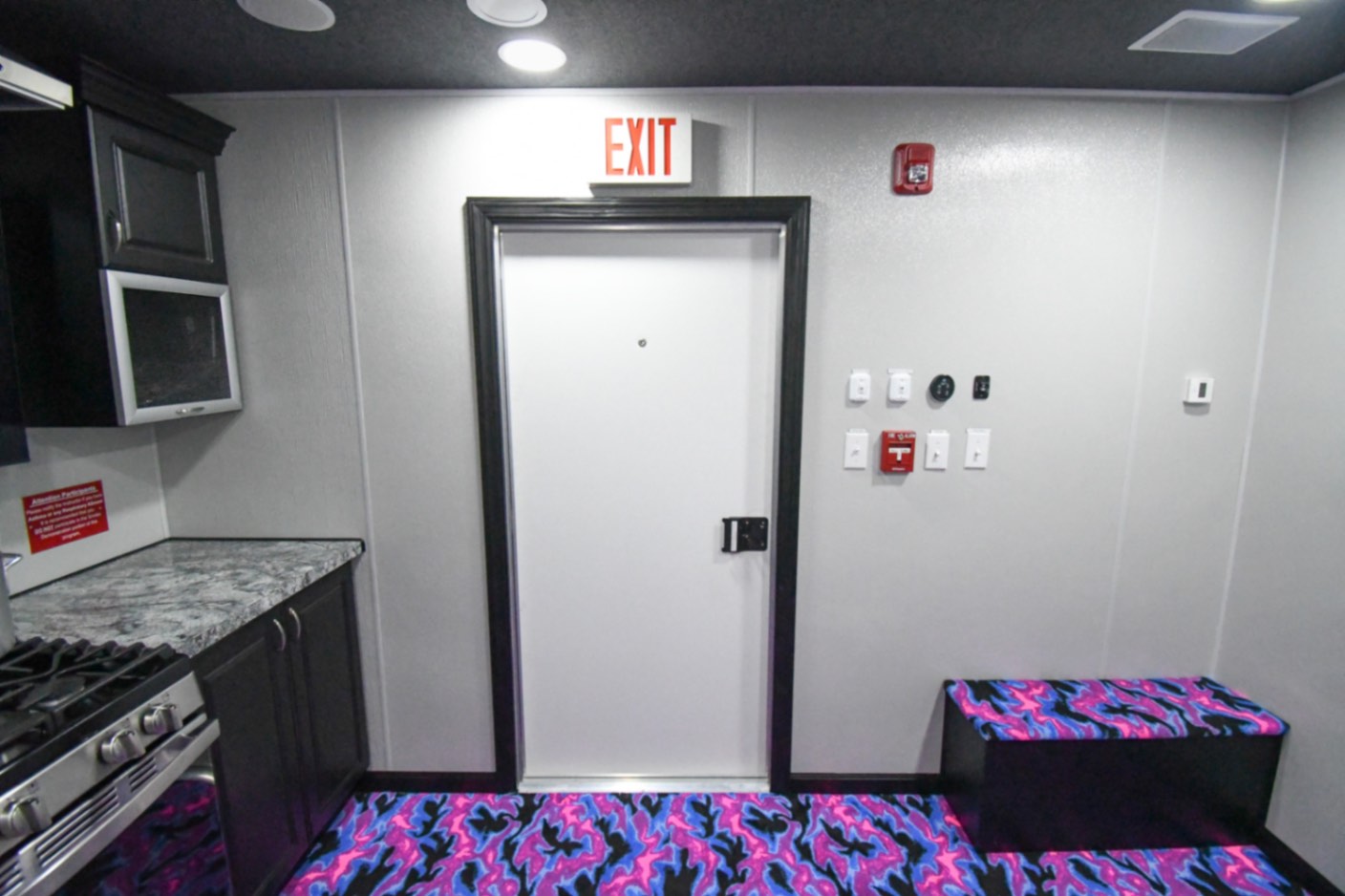 An interior view of the SCOTTY Safety Theater 35-Bedroom made for Hartford, CT.