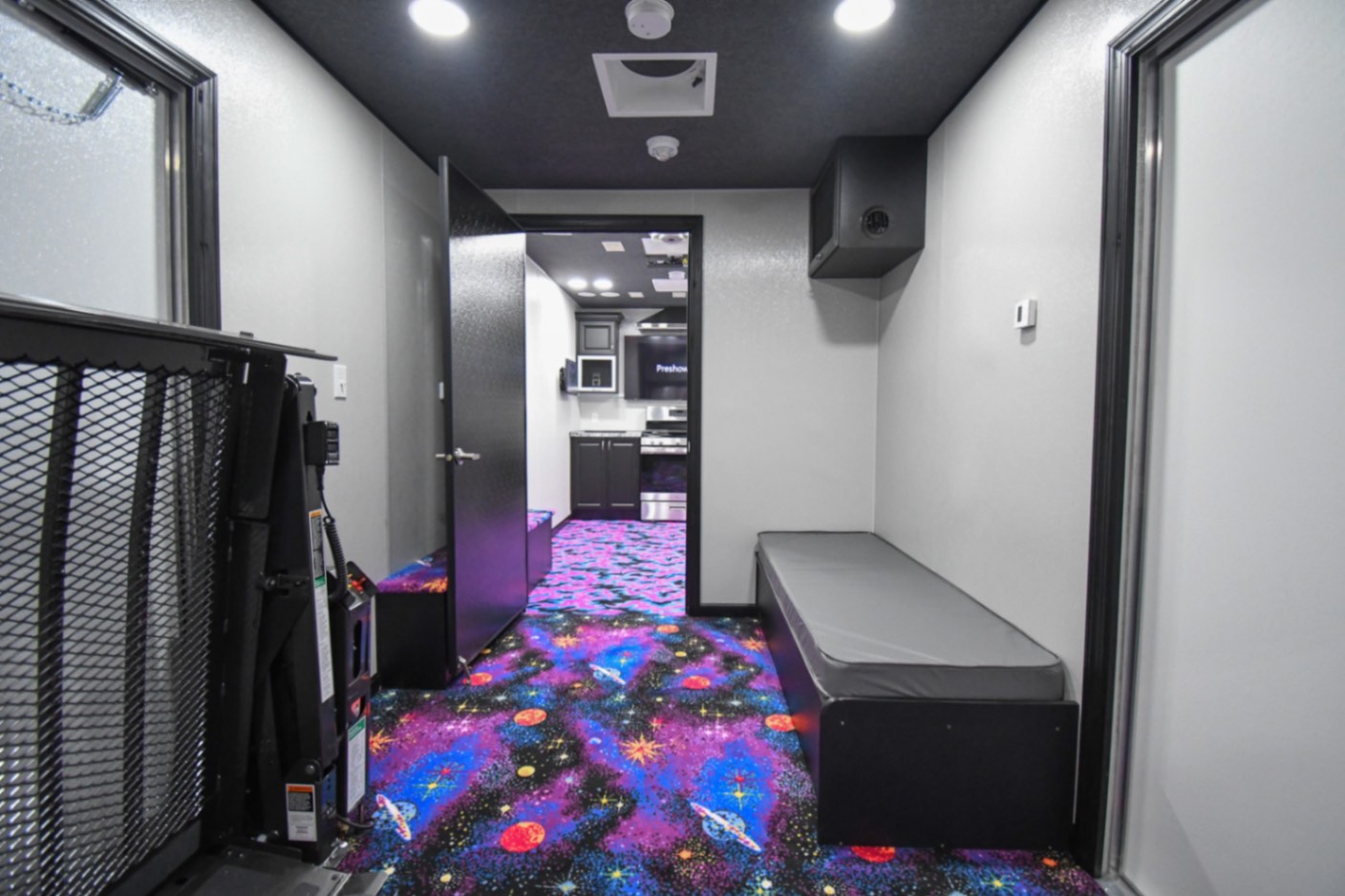 A back-to-front view inside the unit made for Hartford, CT.