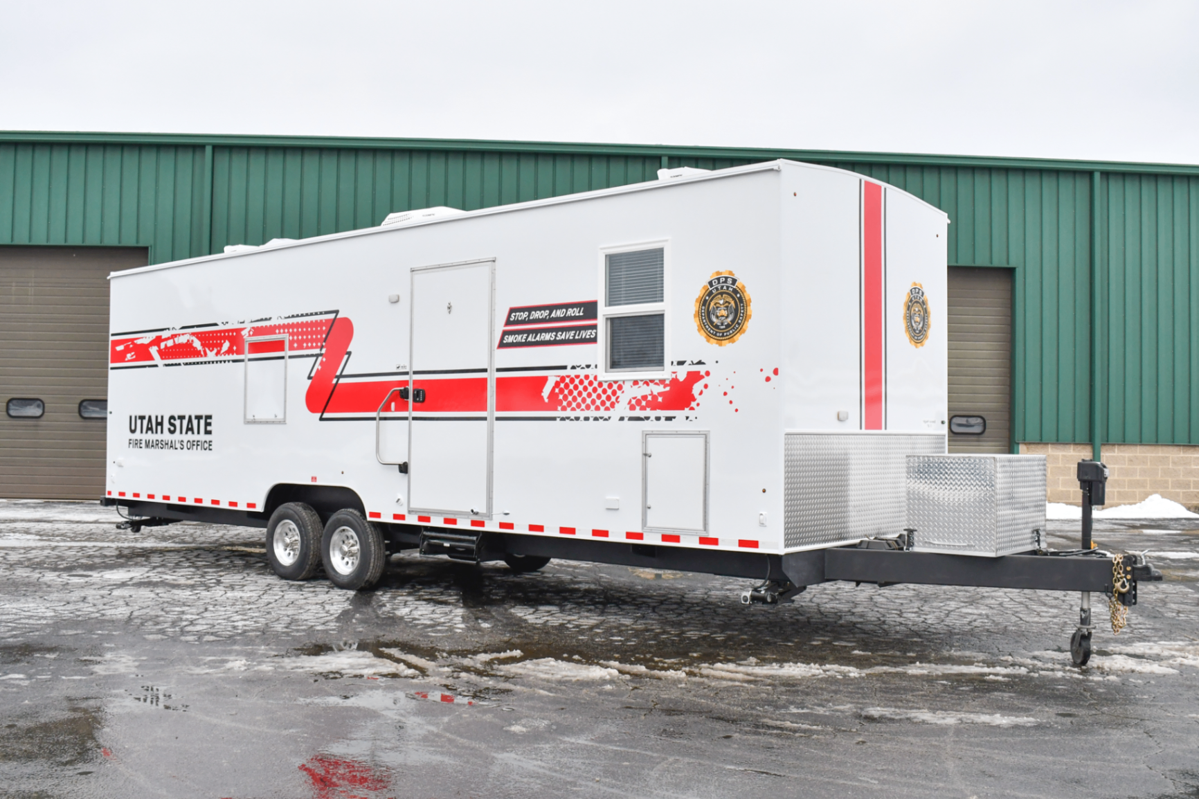 35Bleacher Fire Safety Training Trailer