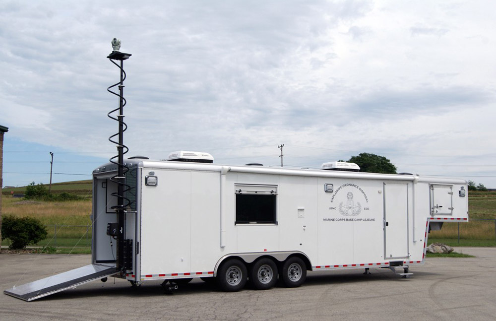 EOD Robotics Work Trailer