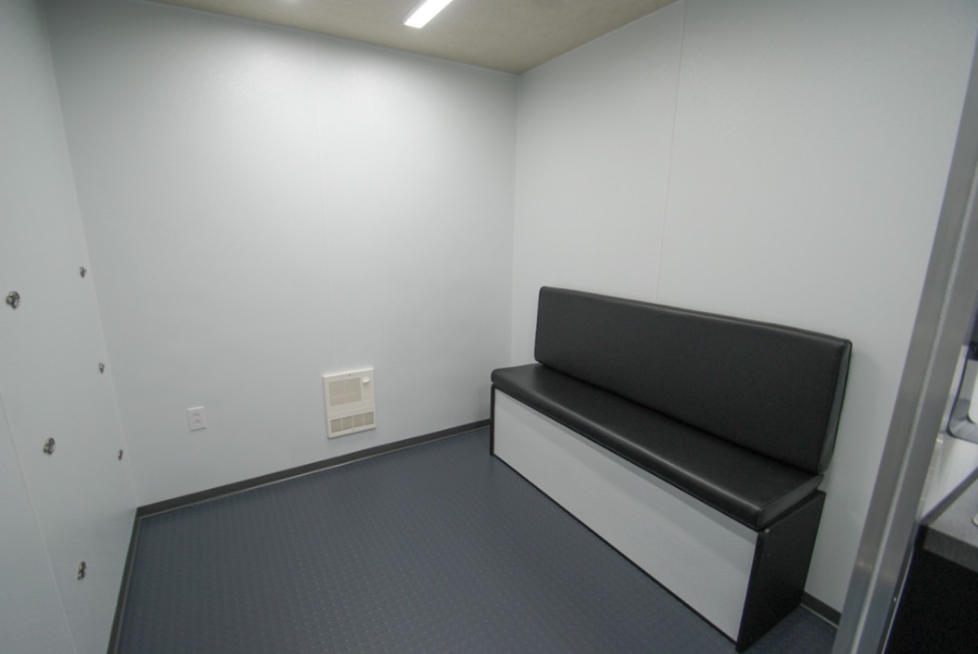 An interior view of the unit made for Ventress, LA.