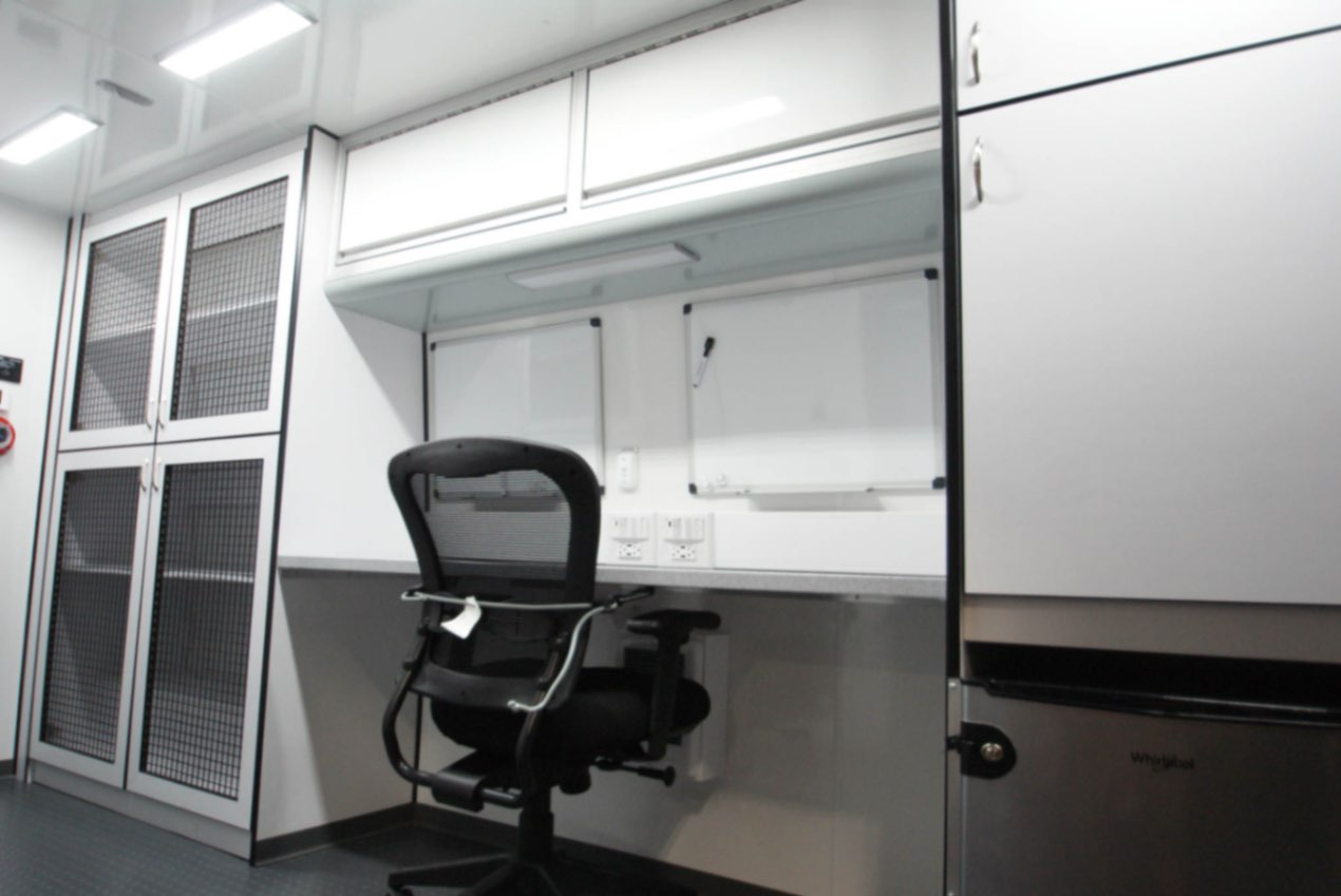 An interior view of the unit made for Escondido, CA.