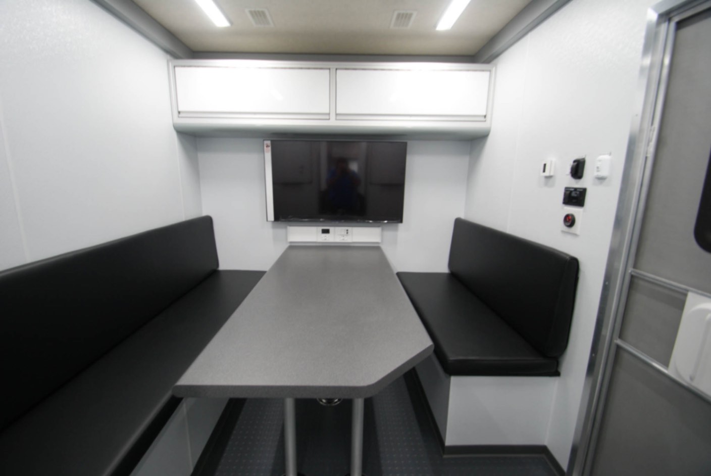 The conference room inside the unit made for Delhi, NY.