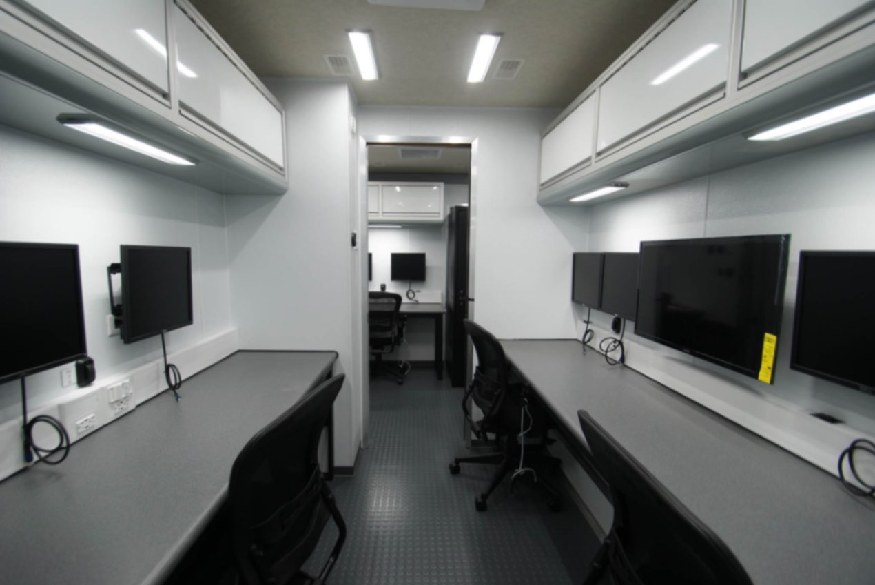 A front-to-back view inside the unit made for Delhi, NY.