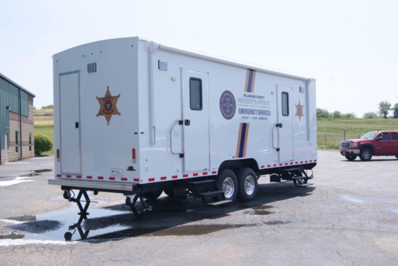 An exterior view of the Command 31-4WS made for Delhi, NY.