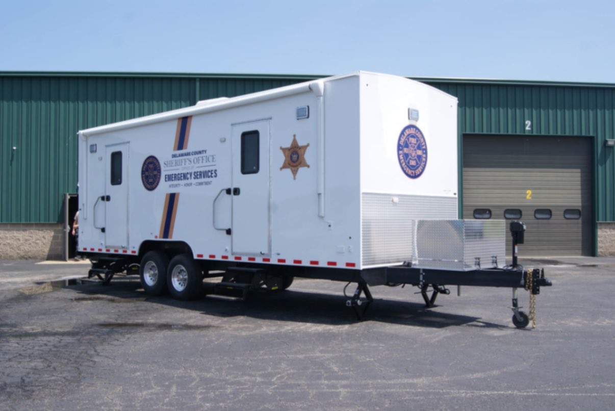 An exterior view of the Command 31-4WS made for Delhi, NY.