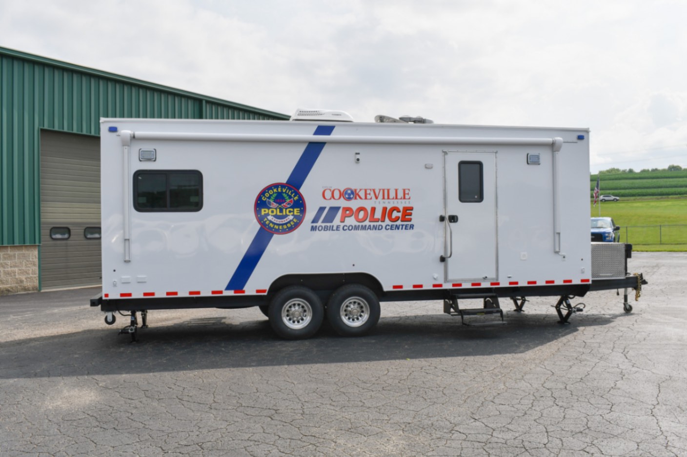 A side view of the unit made for Cookeville, TN.