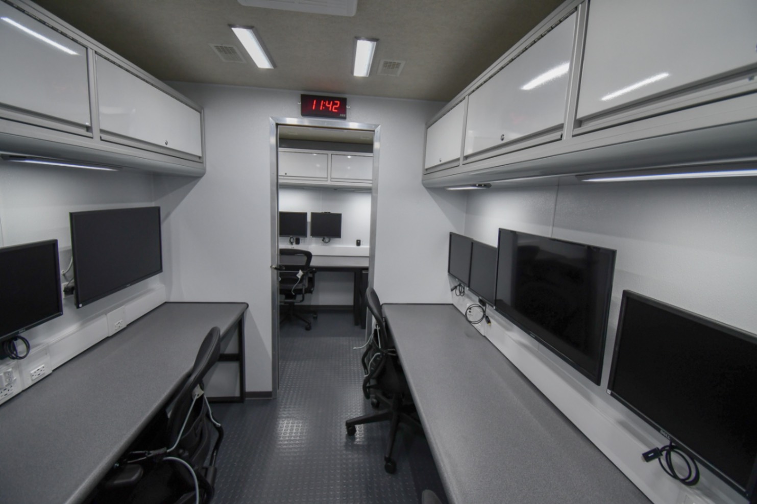 A front-to-back view inside the unit made for Cookeville, TN.