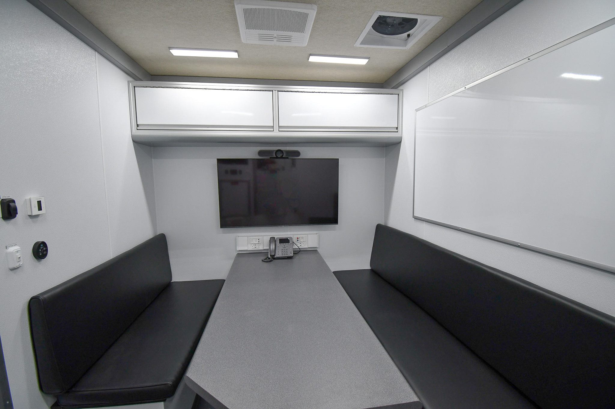 The conference room inside the unit for New Orleans, LA.