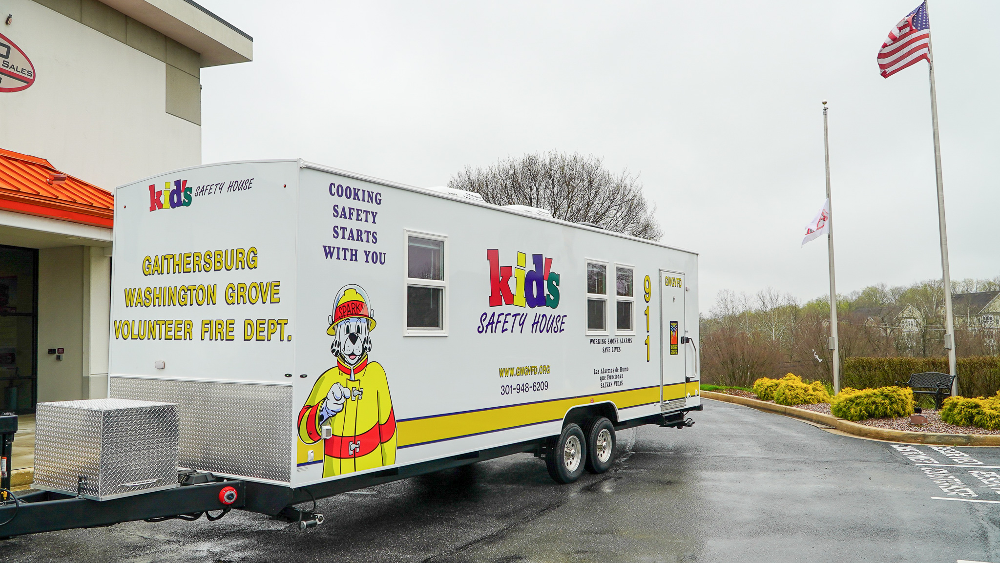 An exterior view of the unit for Gaithersburg, MD.