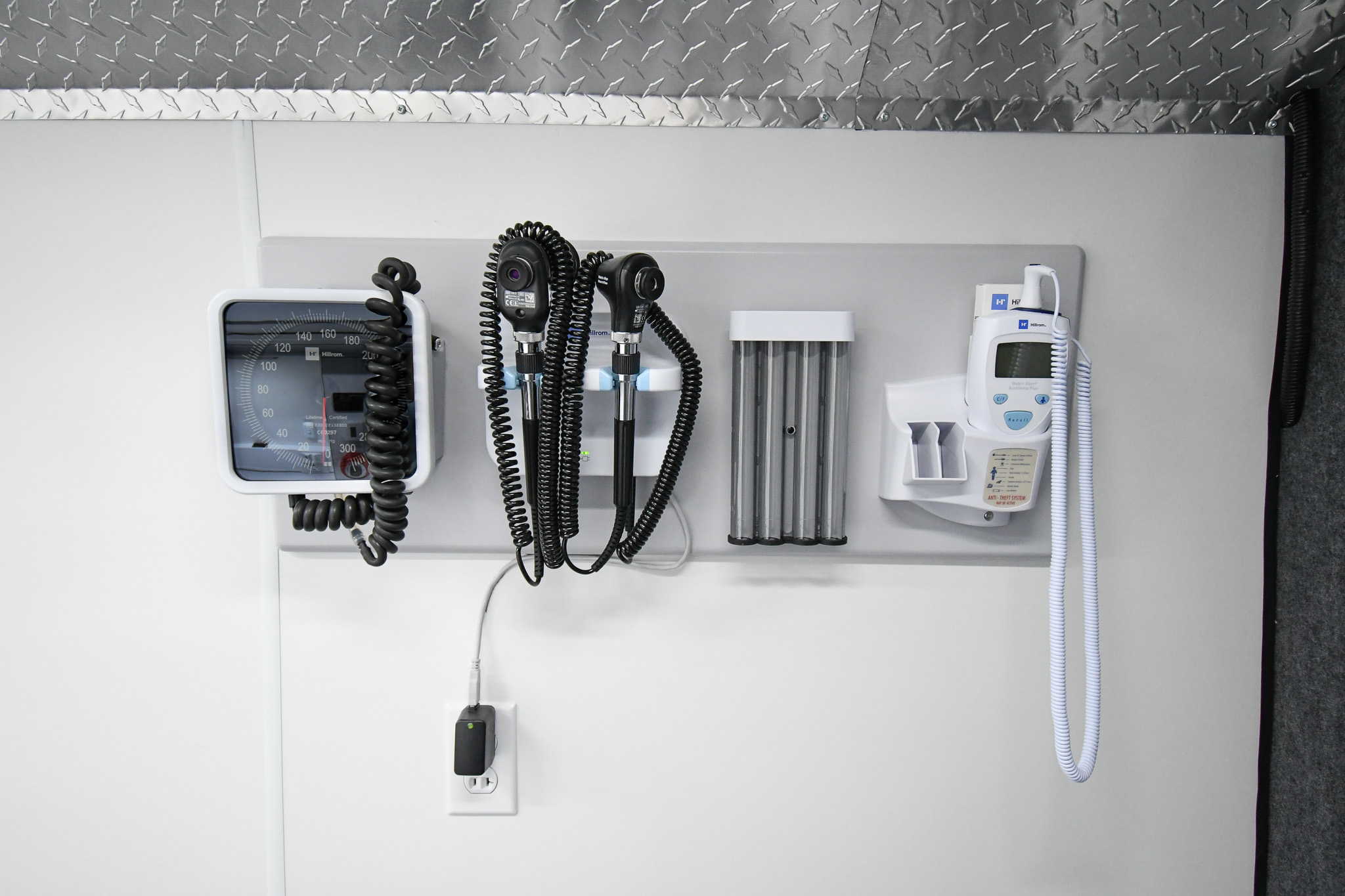 An integrated ENT Diagnostics system located in the Greene County unit's exam room.