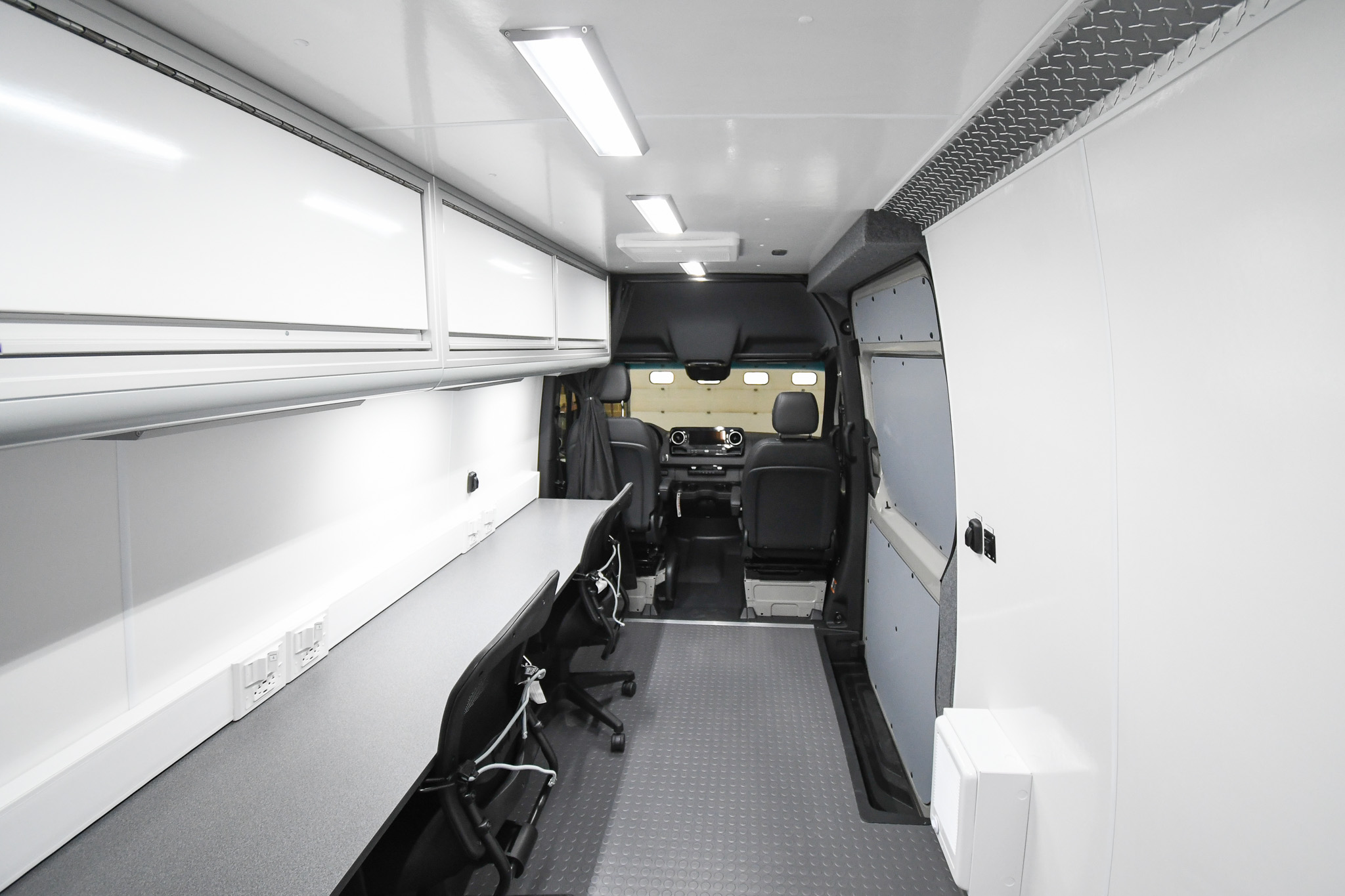 A back-to-front view inside the unit for West Chester, OH.