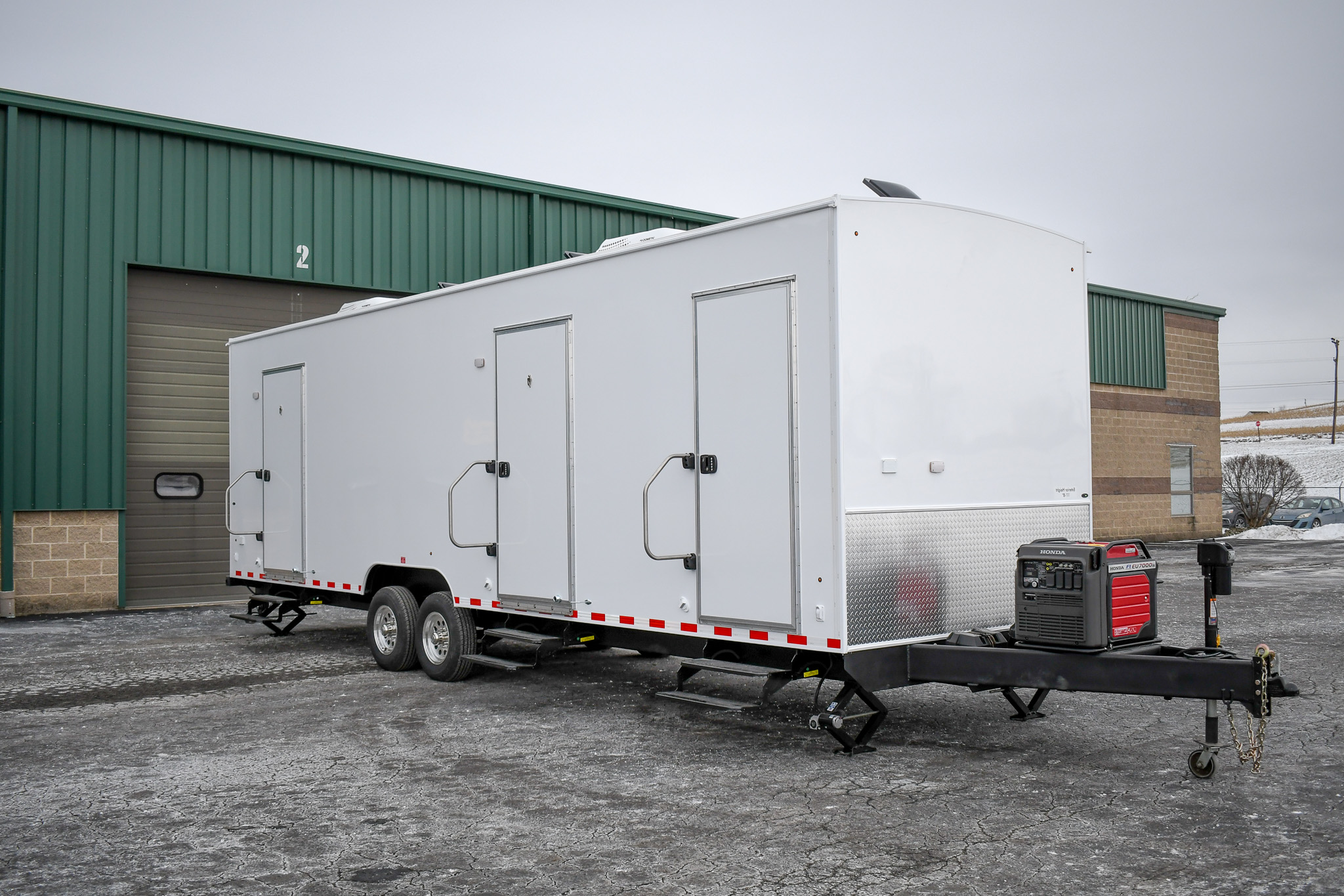 An exterior view of the unit for Merrillville, IN.