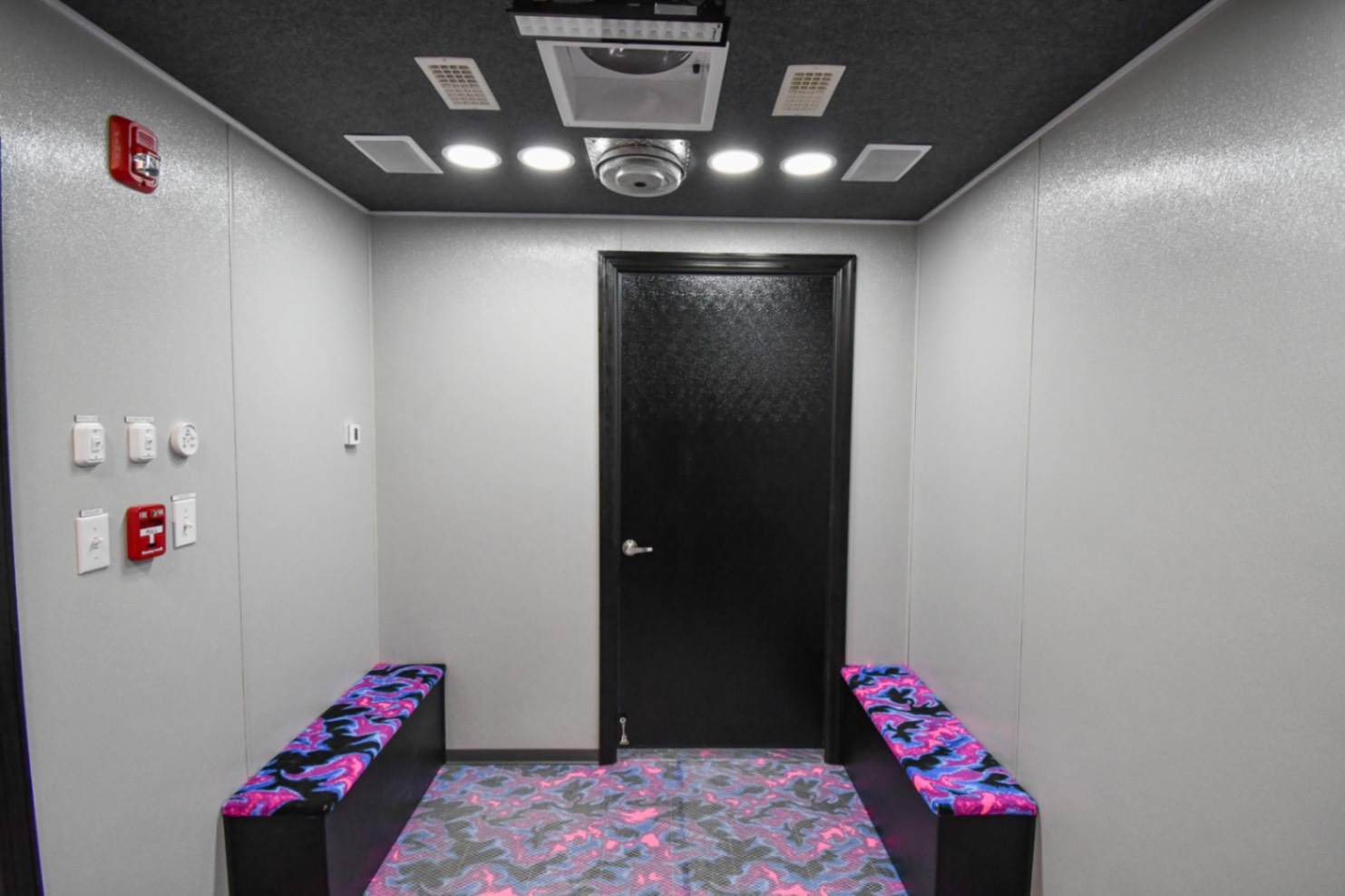 An interior view of the SCOTTY Safety Theater 35-Bedroom made for Merrillville, IN.