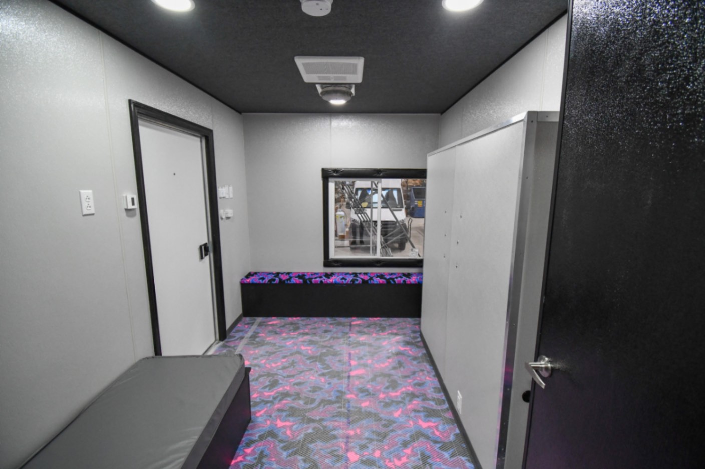 A front-to-back view inside the unit made for Merrillville, IN.