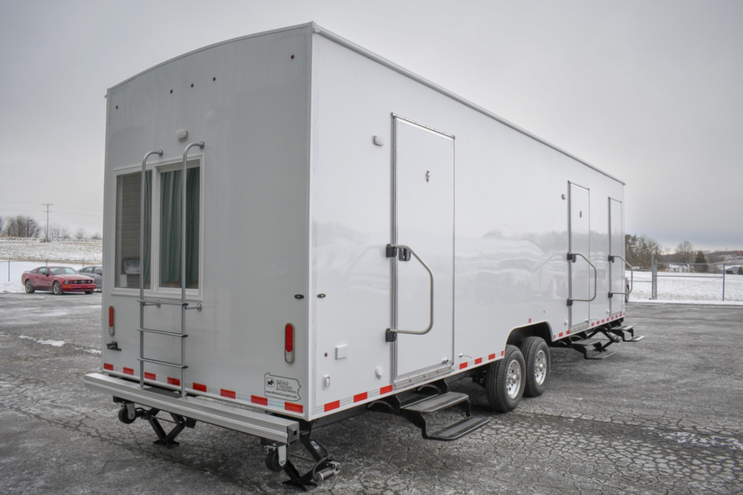 An exterior view of the SCOTTY Safety Theater 35-Bedroom made for Merrillville, IN.