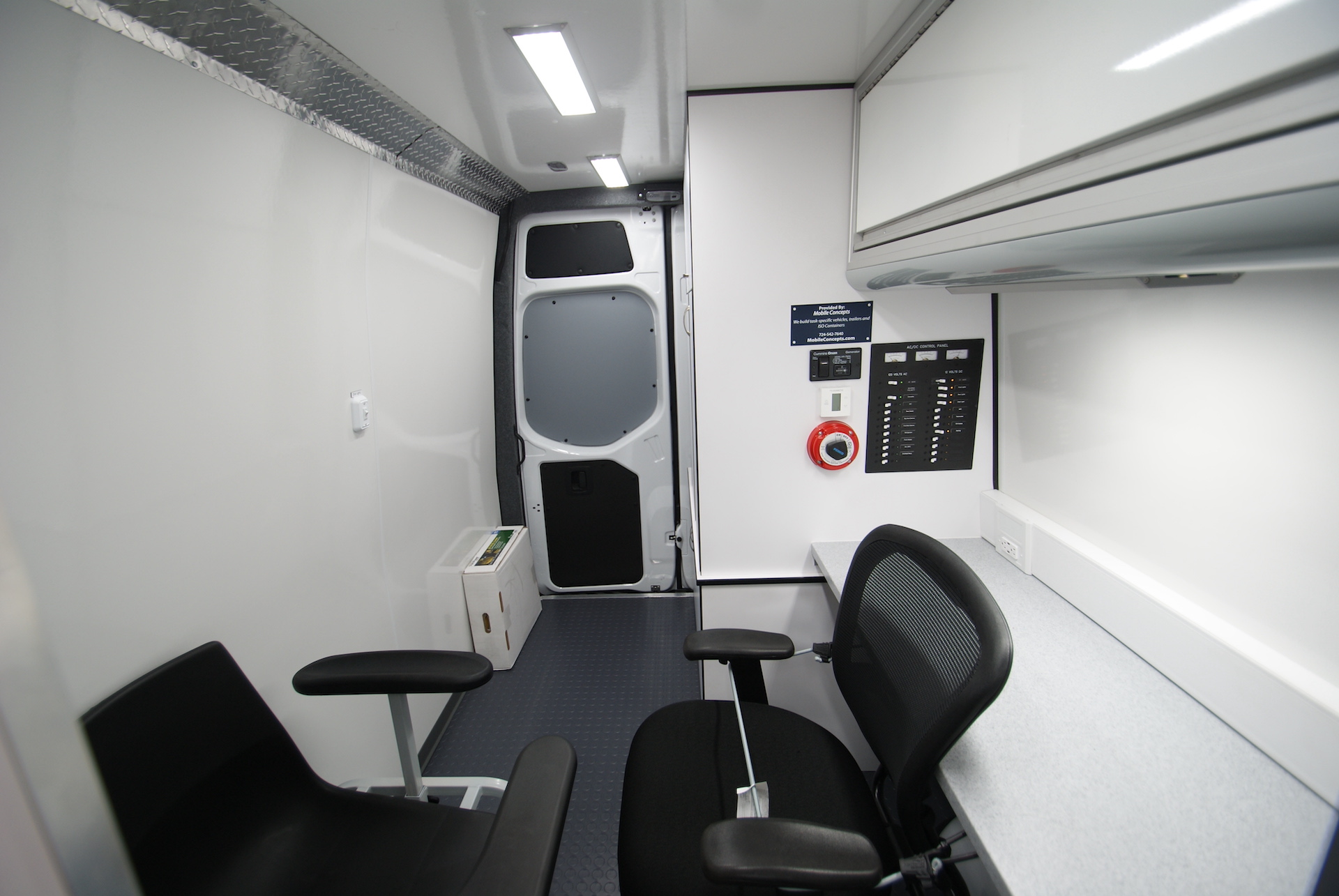 A view of the immunization clinic inside a unit for Huntingdon, WV.