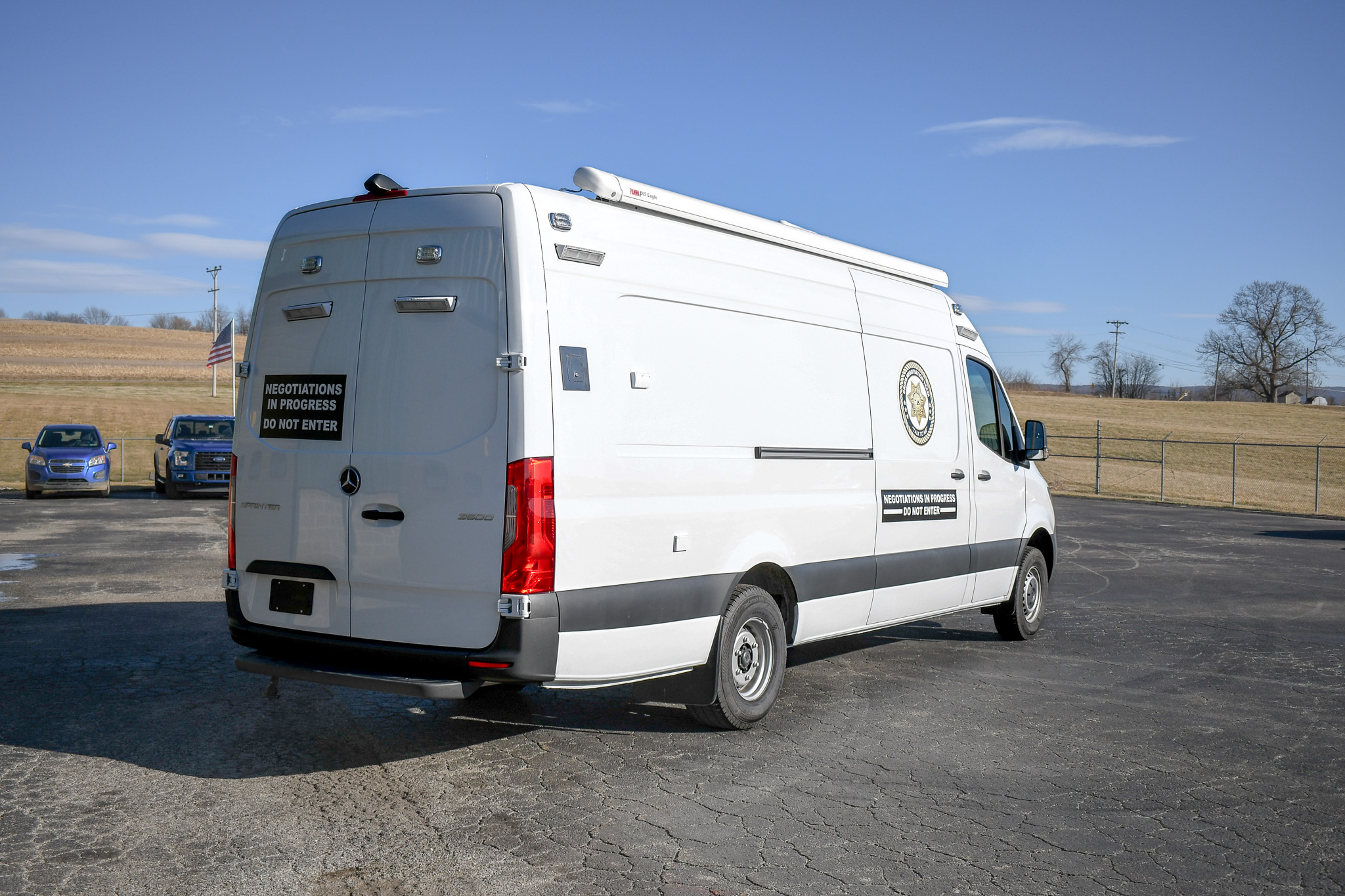 An exterior view of the unit made for the San Joaquin County Sheriff's Office.