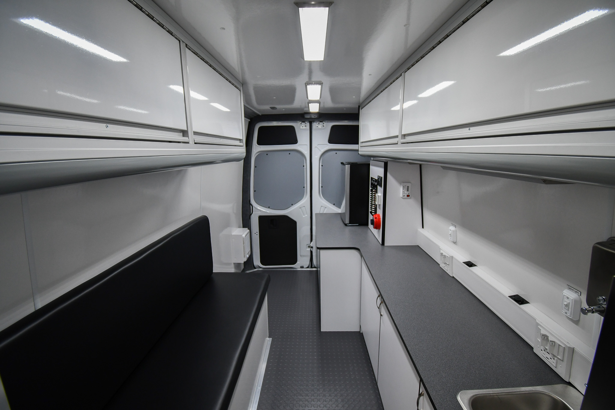 A front-to-back view inside the unit for Omaha, NE.