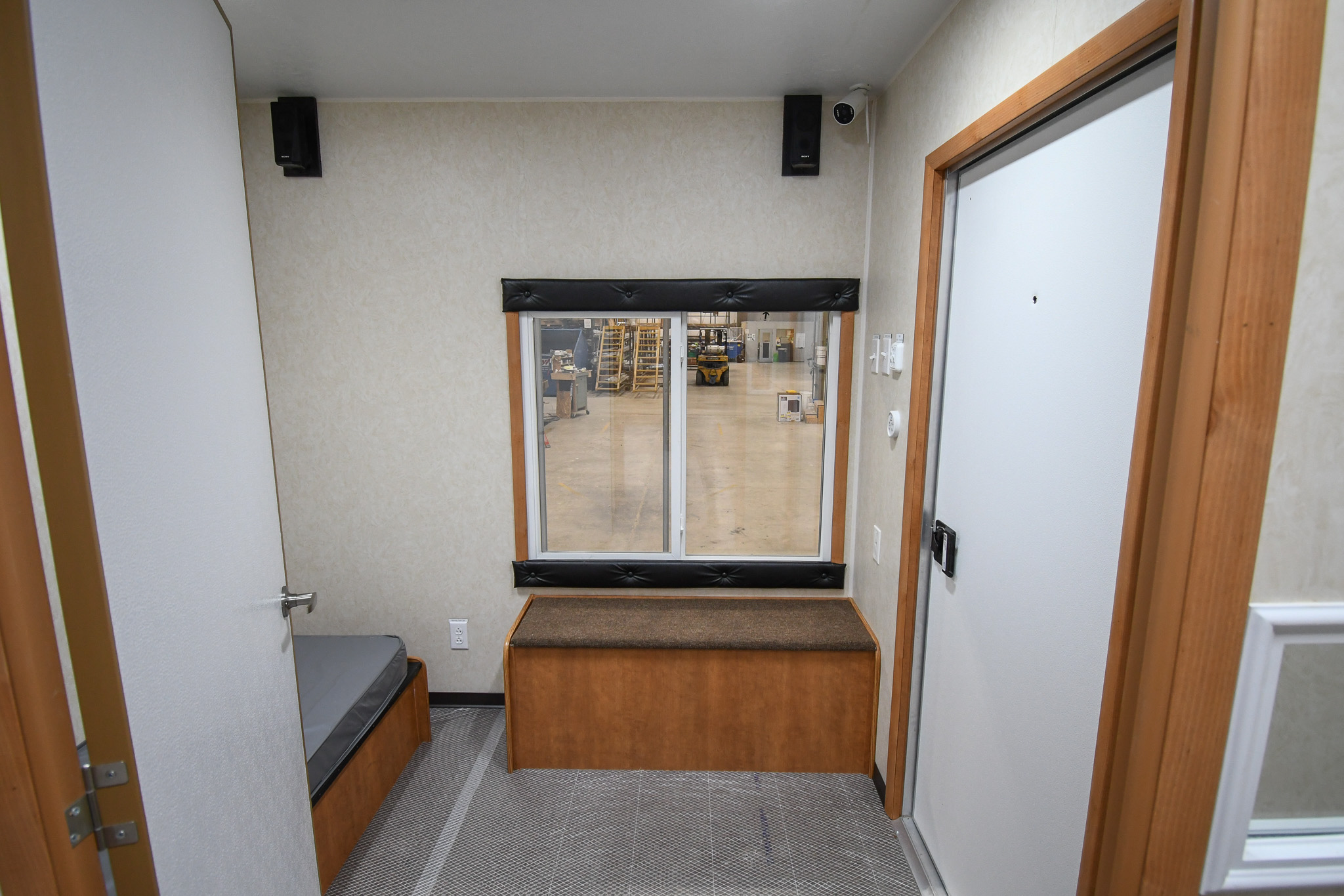 A view of the bedroom stage inside the unit for Gaithersburg, MD.