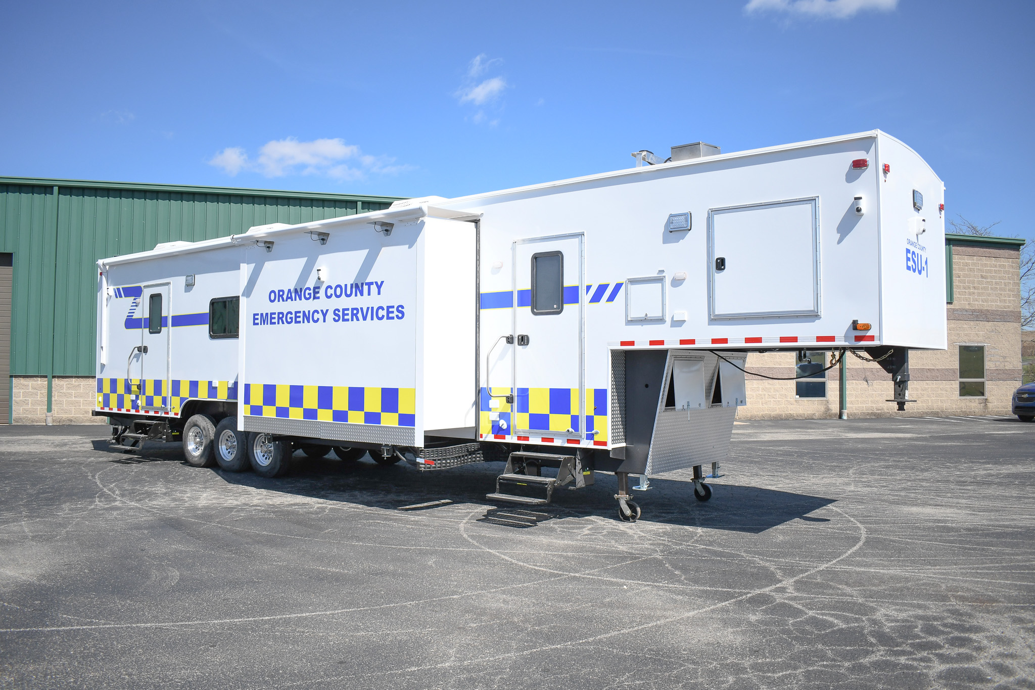 An exterior view of the unit for Hillsborough, NC.