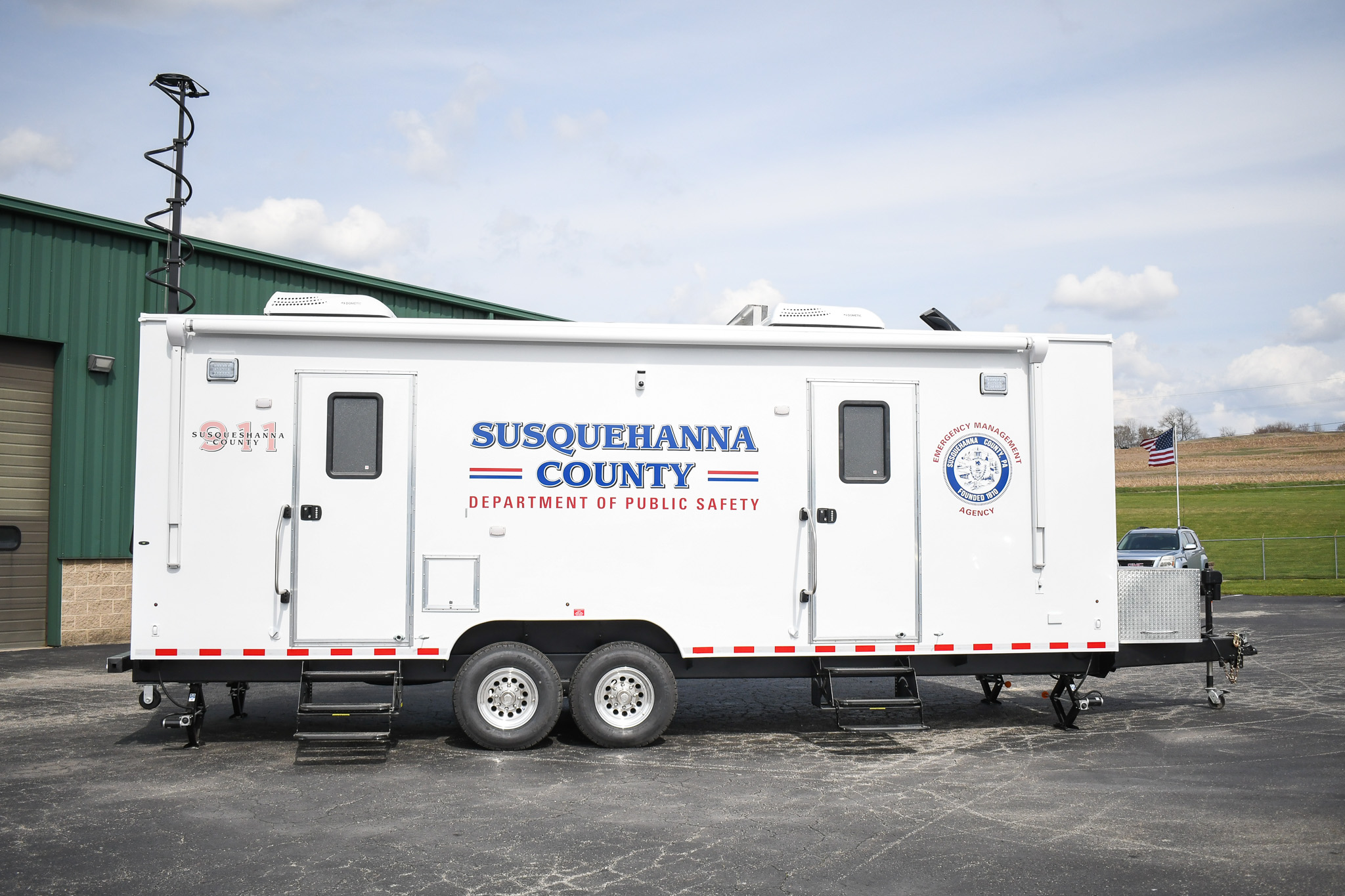 A side view of the unit for Susquehanna County, PA.