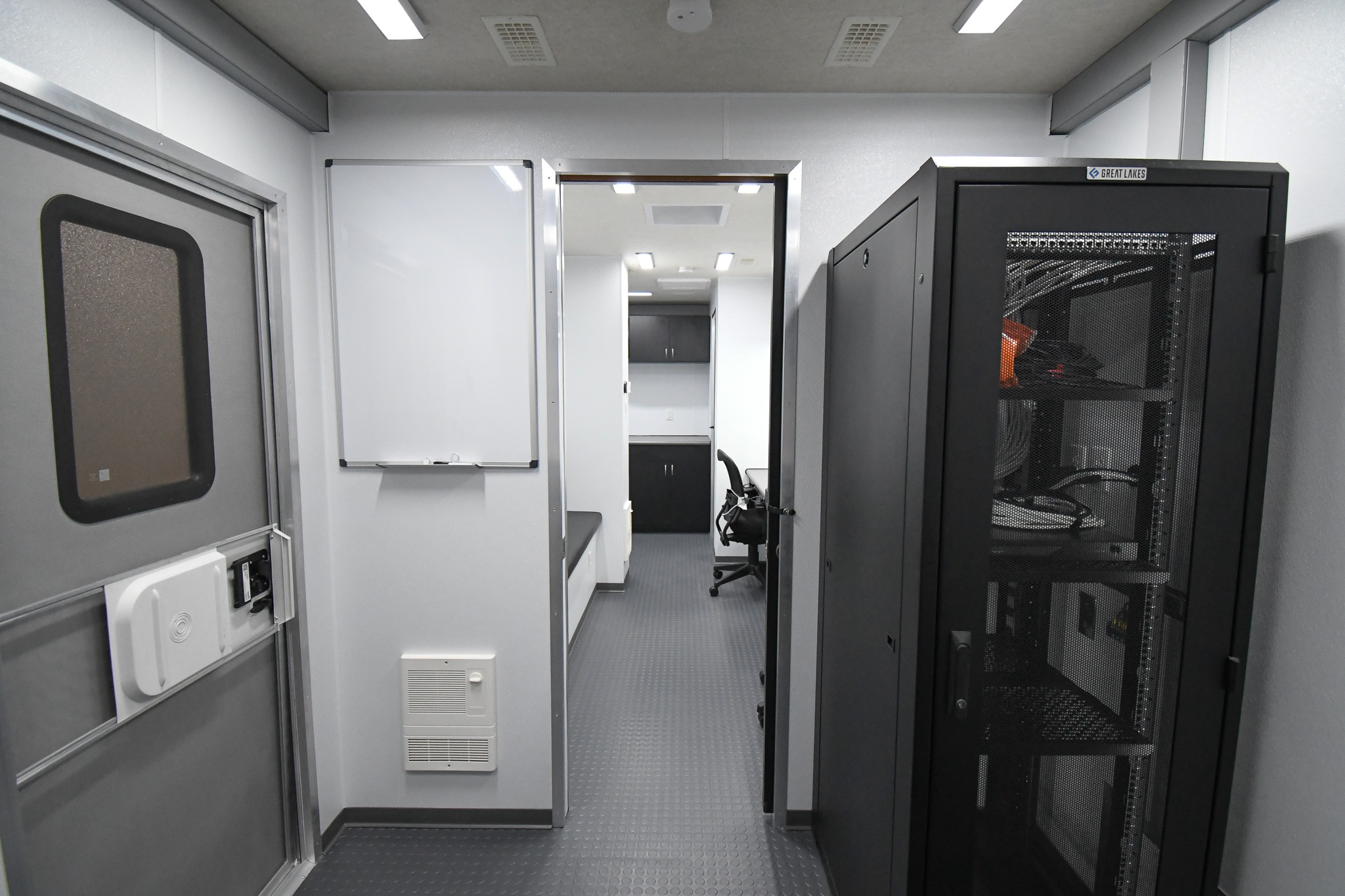 A front-to-back view inside the unit for Susquehanna County, PA.