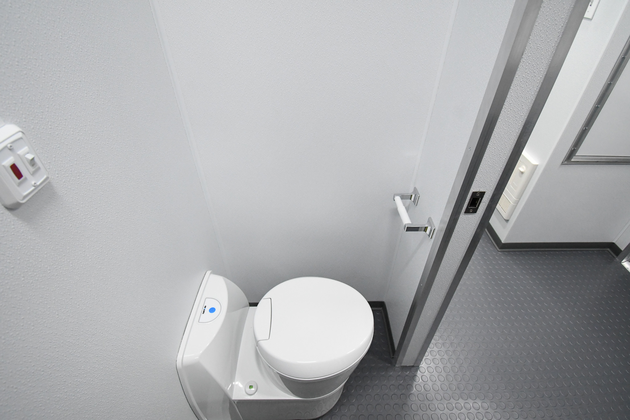 A view of the restroom inside the unit for Susquehanna County, PA.