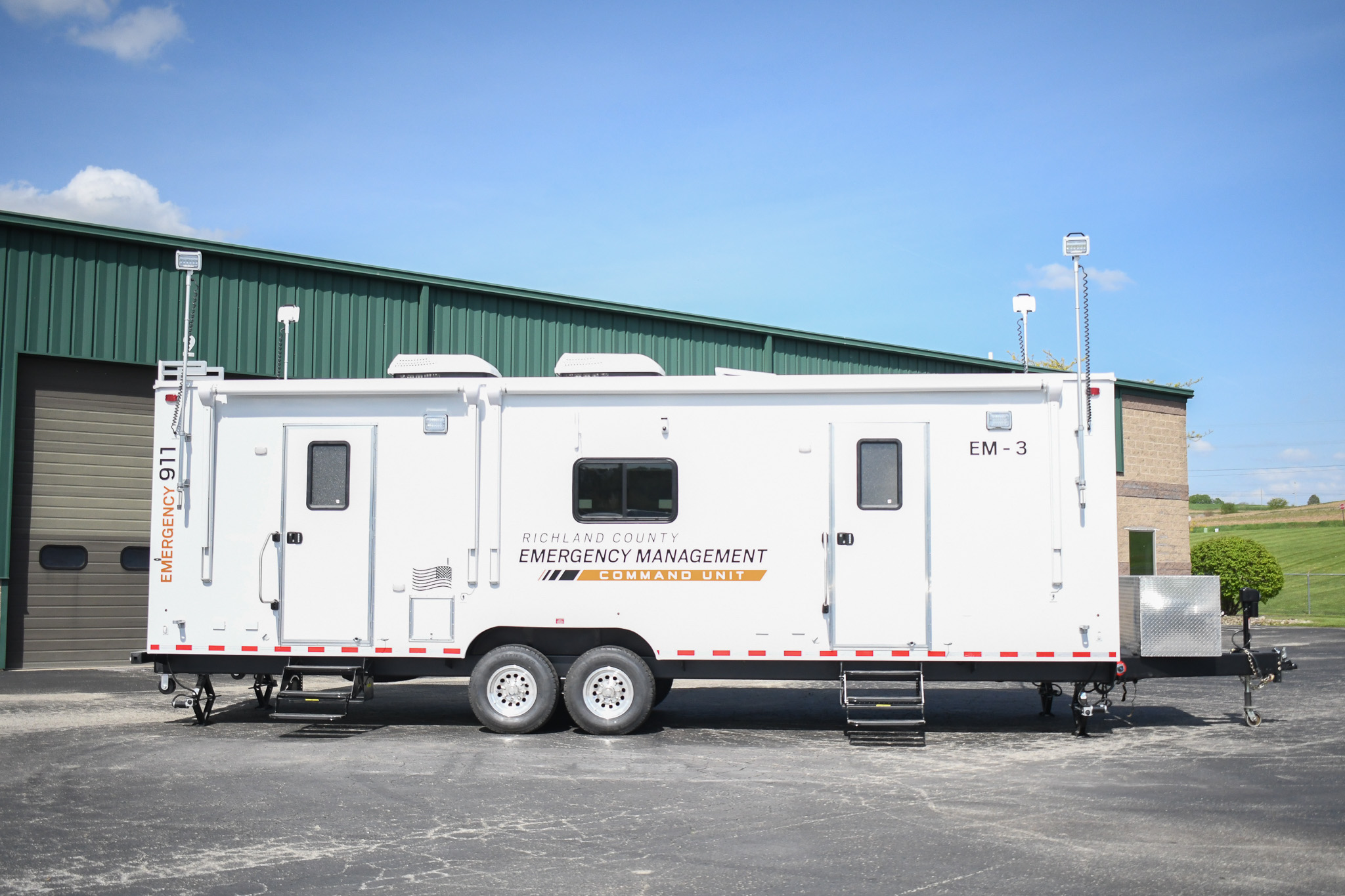 A side view of the unit for Richland County, MT.