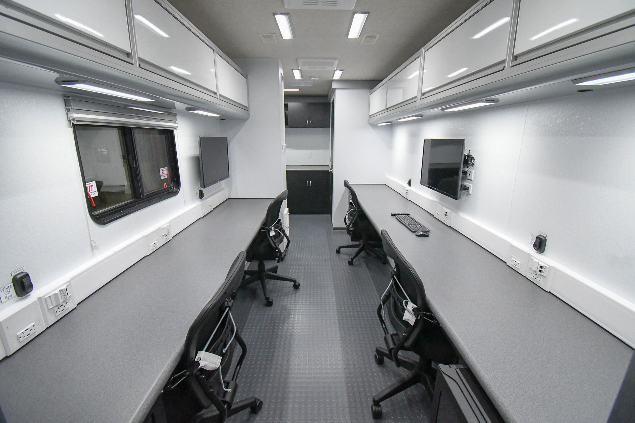 A back-to-front view inside the unit for Richland County, MT.