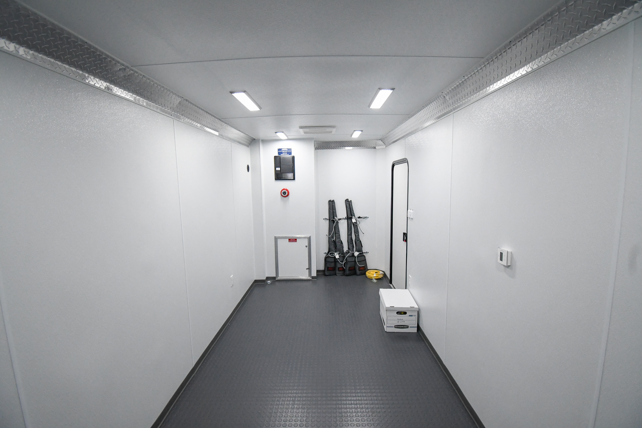 A view inside the unit for the Anderson AFB in Guam.