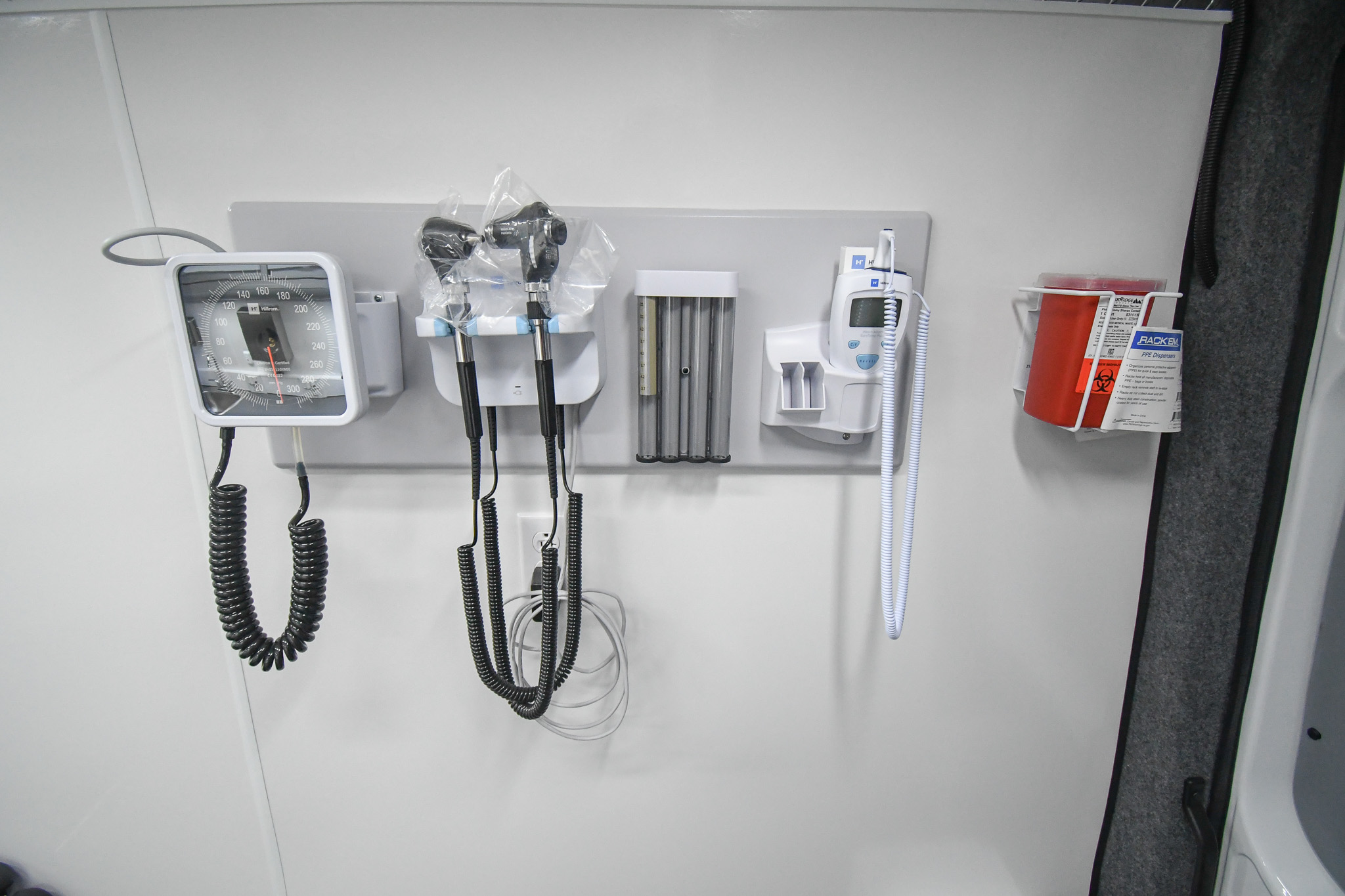 The EMT Diagnostics system inside the 2024 MHCA show unit.