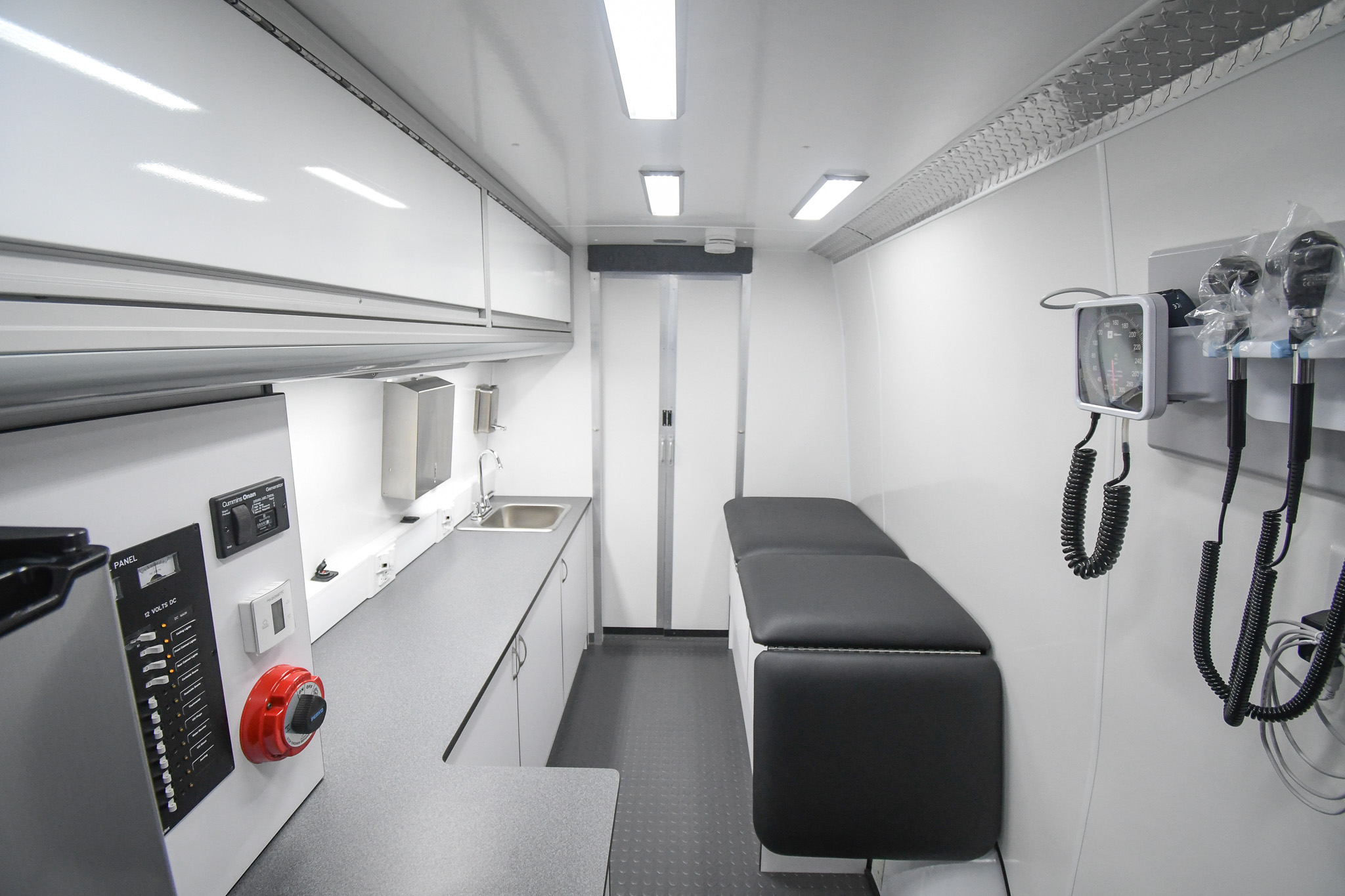 A back-to-front view inside the 2024 MHCA show unit.