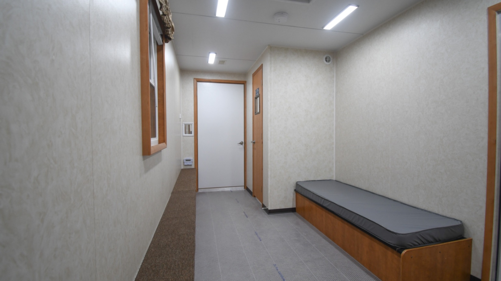 A back-to-front view inside the unit made for Innisfil, ON.