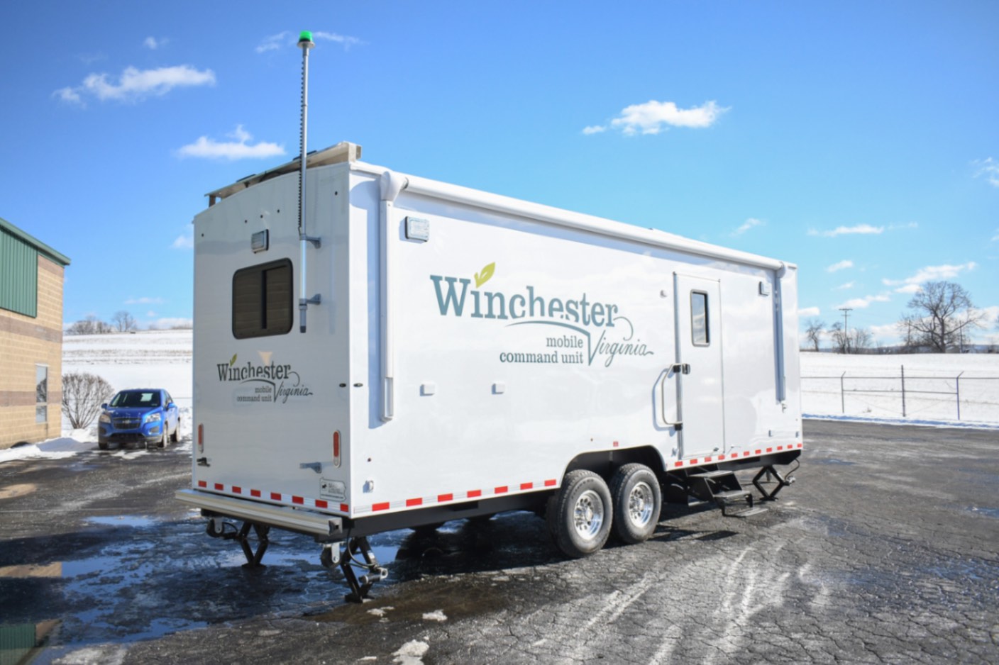 An exterior view of the Command 31-4WS MOD made for Winchester, VA.