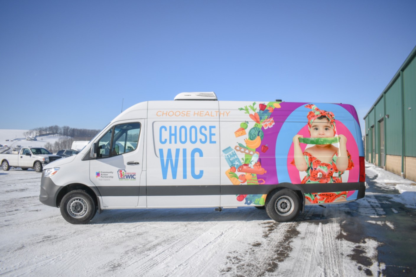 An alternate side view view of the Medical Exam sprinter made for Lancaster, PA.