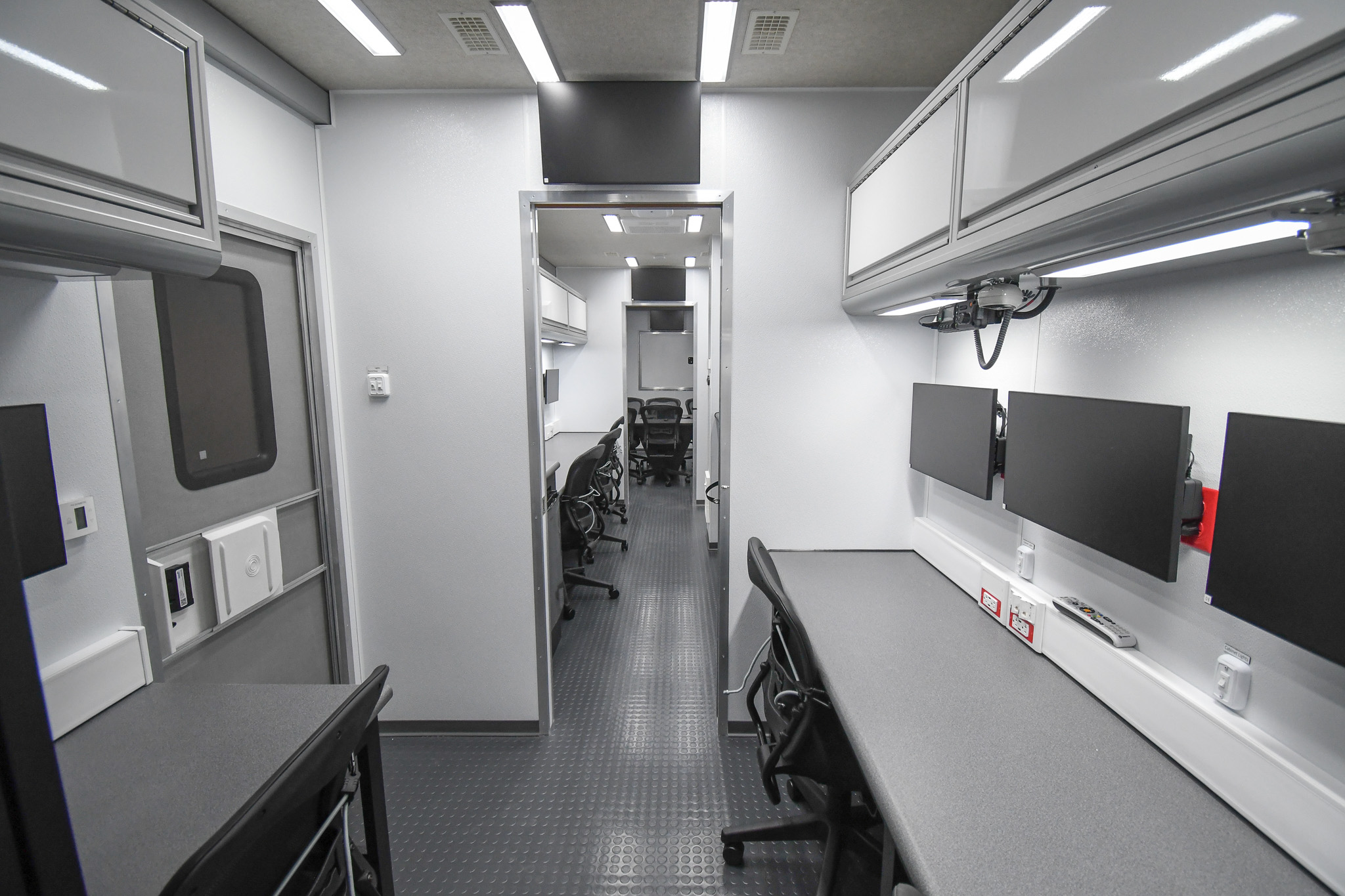 A back-to-front view from the first section inside the unit for Franklin, TN.